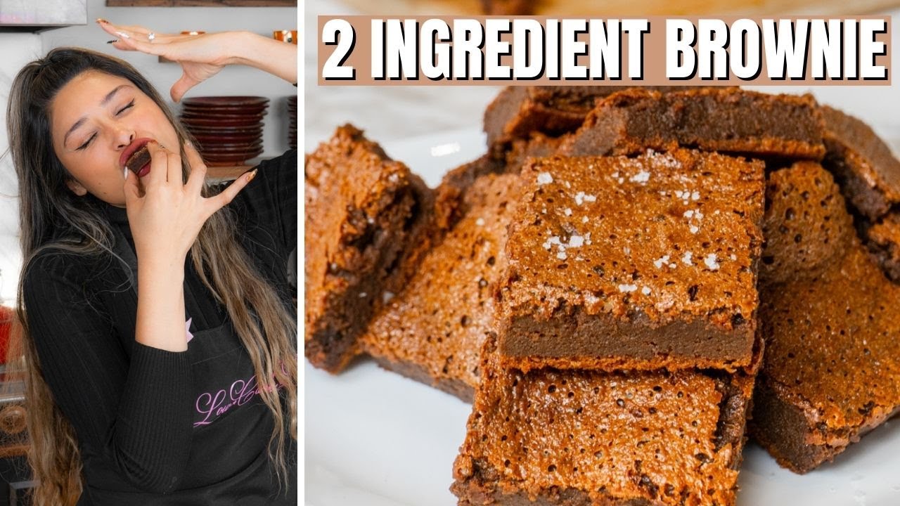 2 INGREDIENT ZERO CARB BROWNIES!