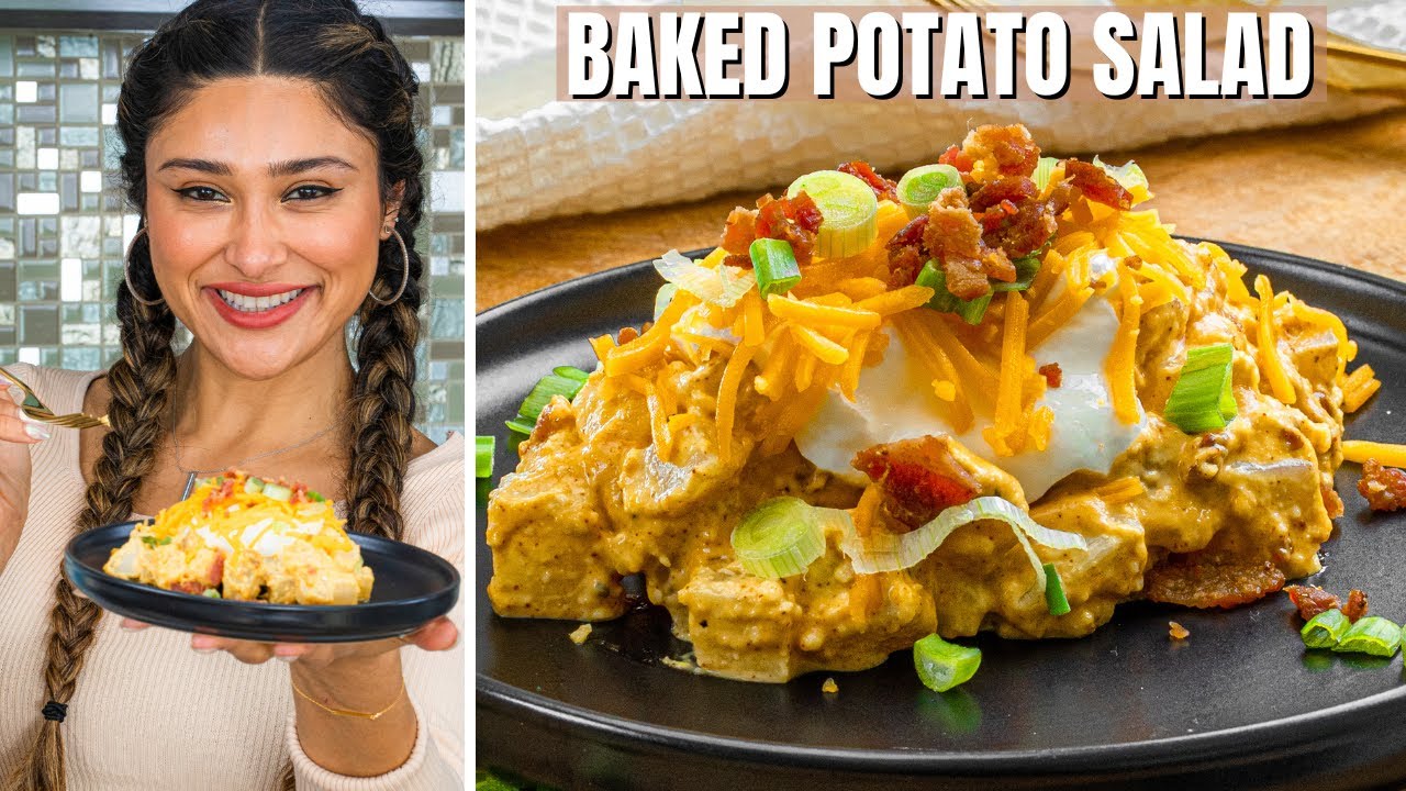 This Low Carb Potato Salad Will Blow Your Mind 🤯 | Loaded Baked Potato Salad Recipe
