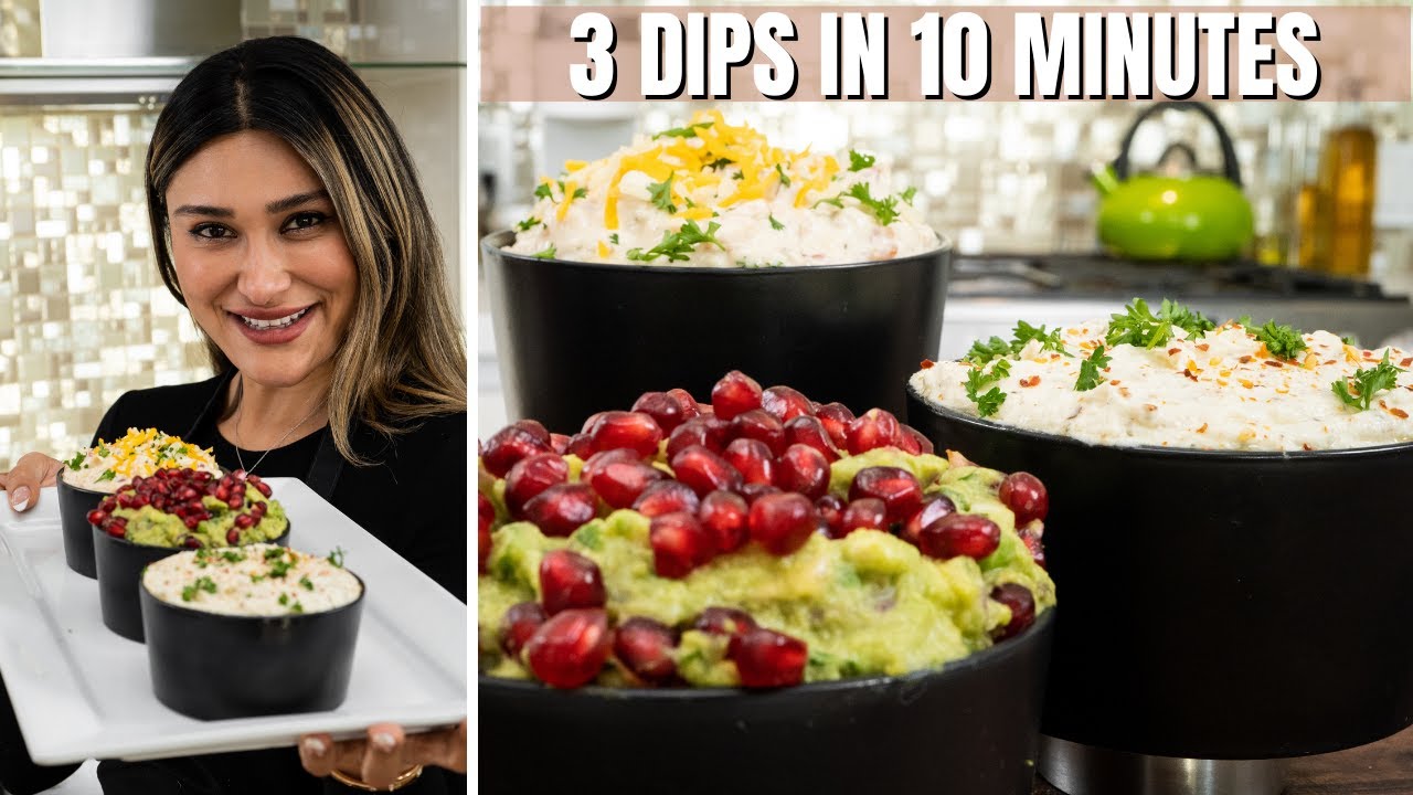 I Made My FAVORITE 3 Low Carbs Dips in Just 10 Minutes!
