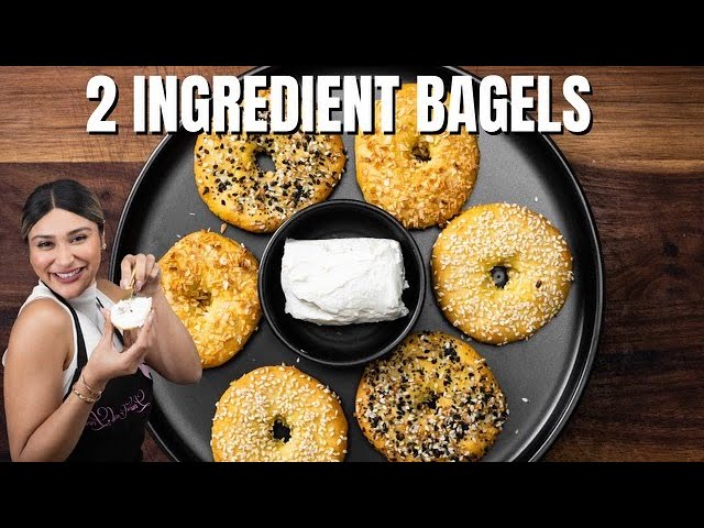 2 Ingredient Bagels in 20 Minutes? How To Make New York Style Bagels Low Carb & Keto!