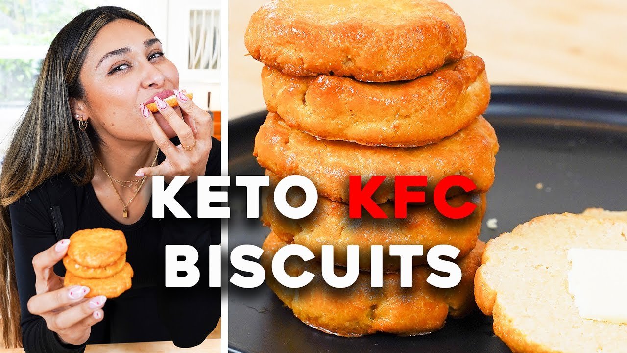 3 Ingredient Keto KFC Biscuits | Quick and Easy Recipe