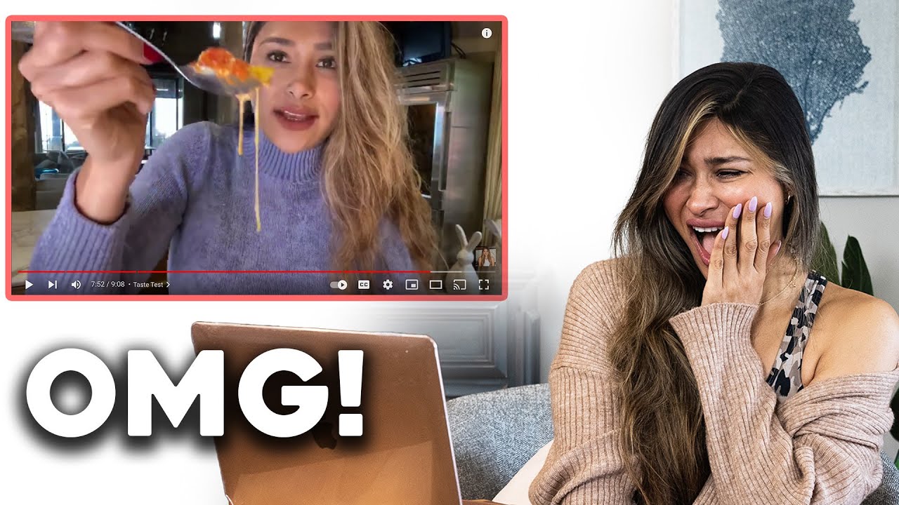 SO EMBARRASSING!!! Reacting To My First YouTube Video! So Cringe 😩