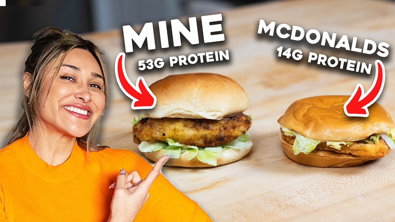 McDonald’s McChicken but BETTER | Weight Loss | High Protein | Low Carb | Keto