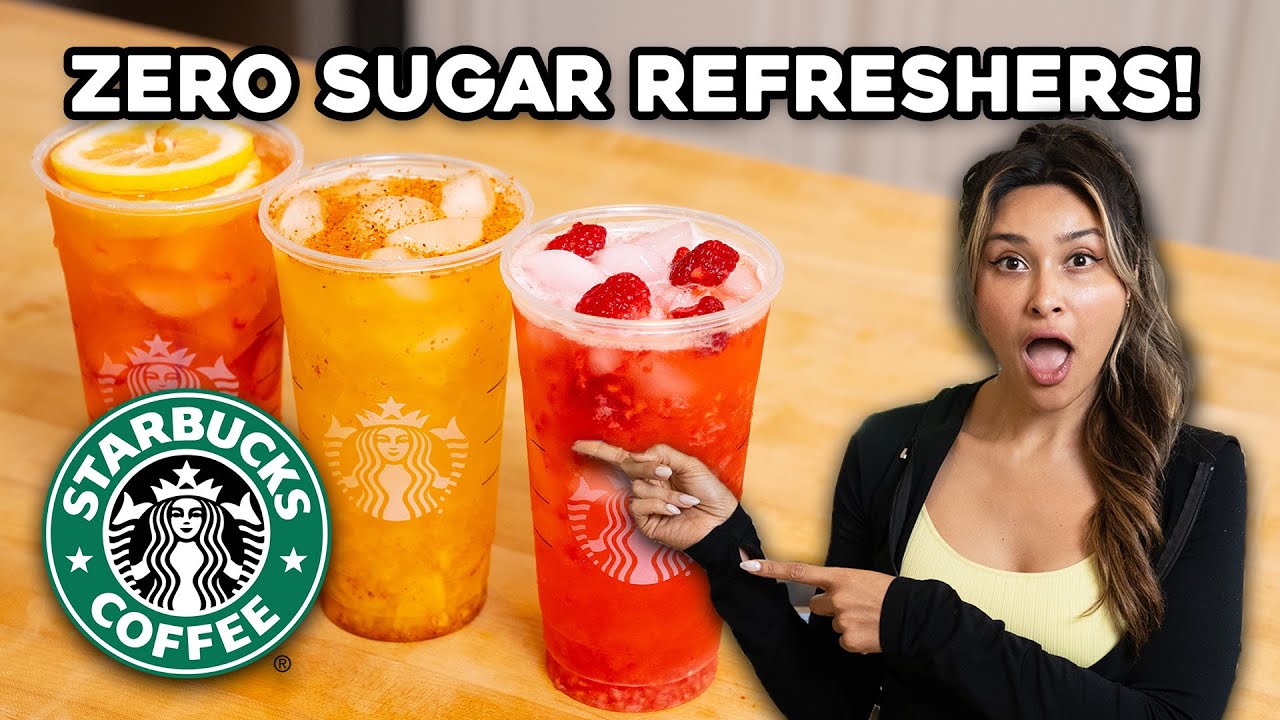 Make Your Own Starbucks Refreshers at Home! | Zero Sugar | Weight Loss