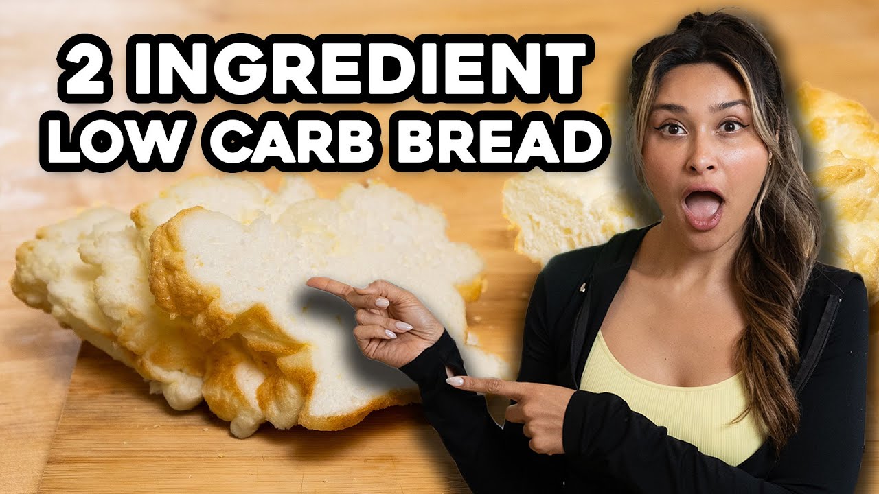 2 Ingredient Flourless Bread I Low Carb I Low Calorie I High Protein