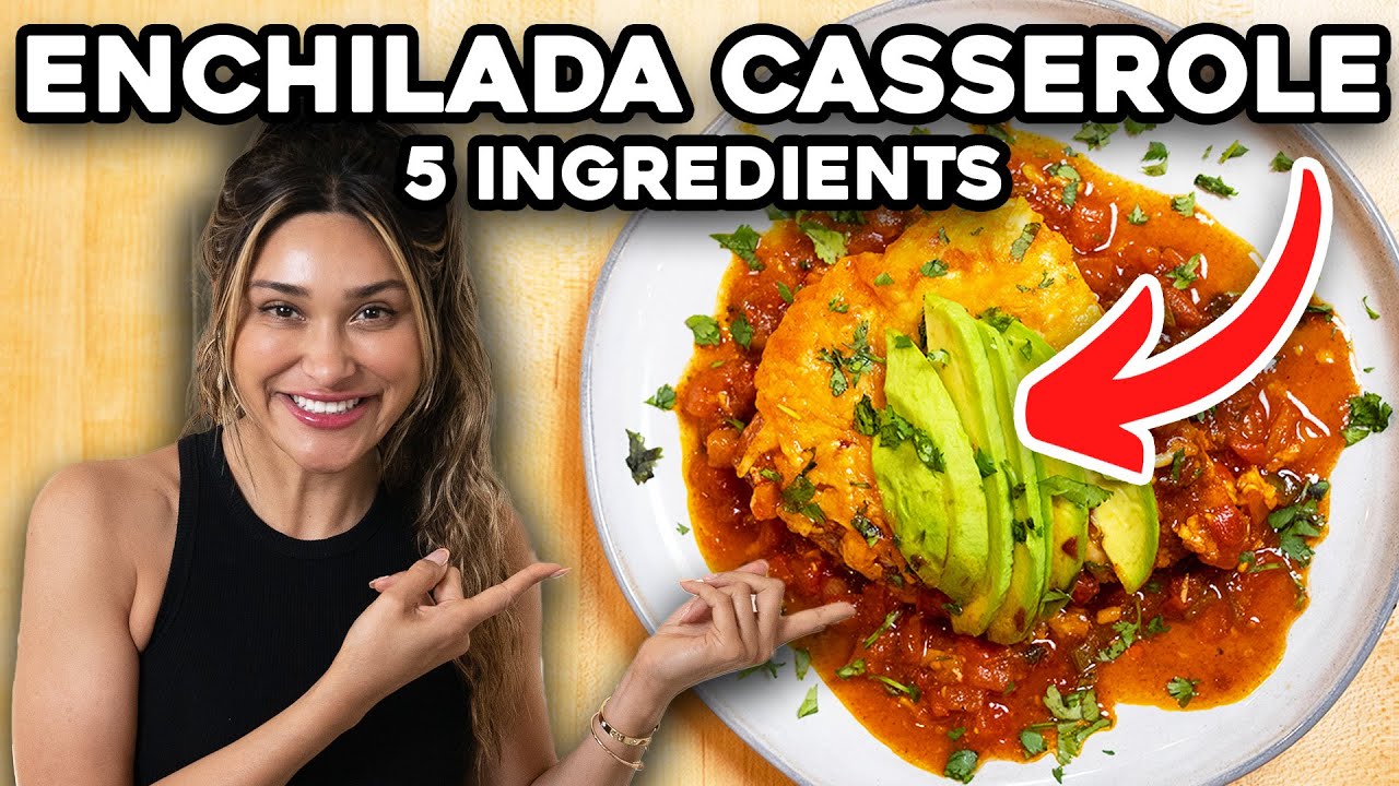 Chicken Enchilada Casserole! | High Protein | Low Carb | Weight Loss