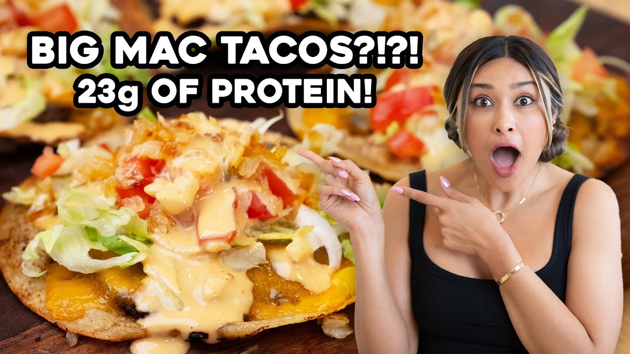 Healthy Big Mac Tacos?!?! I Low Carb I  High Protein