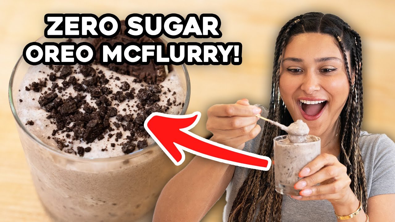 ZERO SUGAR Oreo McFlurry Ice Cream I Low Carb I Creamy & Delicious