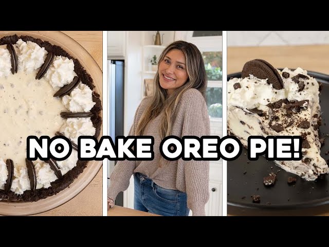 Keto No Bake Oreo Pie I Low Carb Cheesecake Recipe