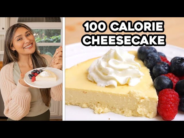 ONLY 100 Calories‼️ Low Carb Cheesecake! Easy and Decadent Recipe