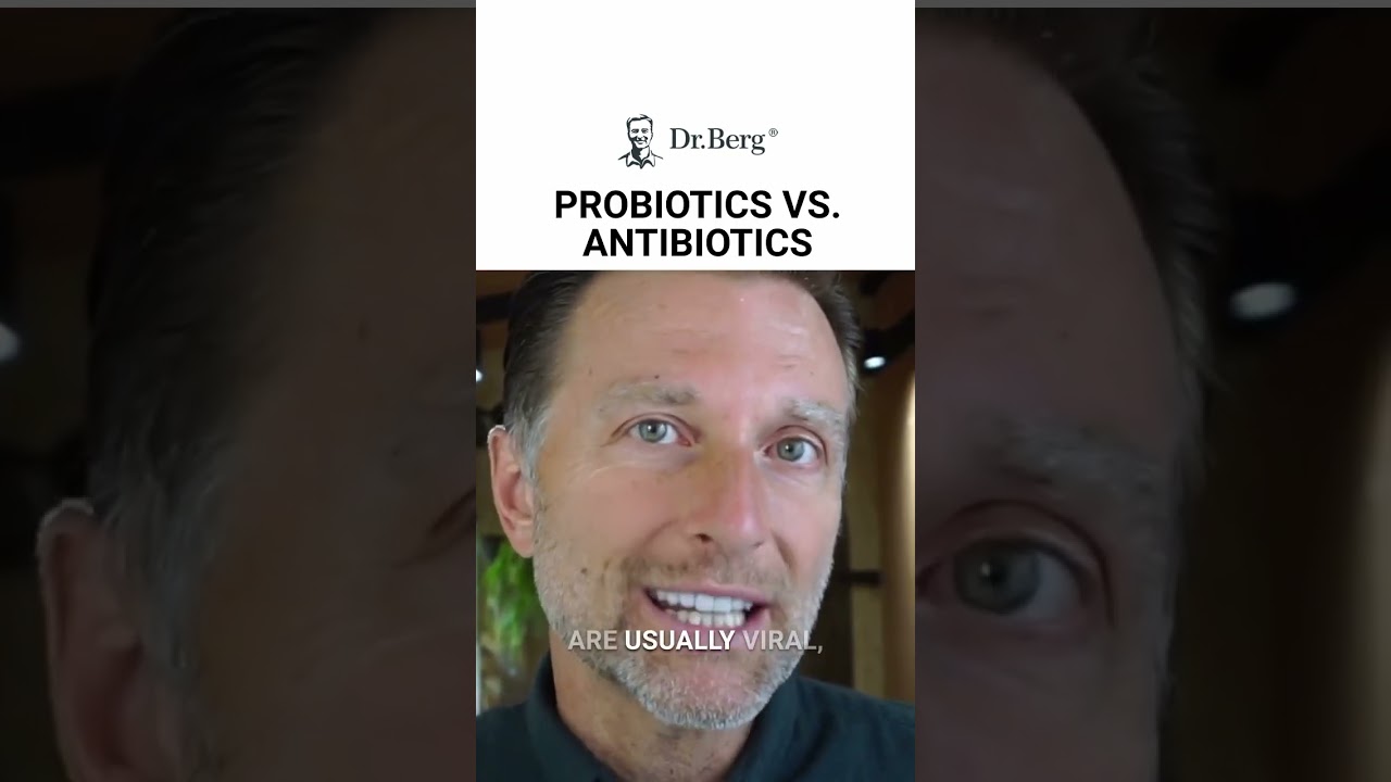 Probiotics vs. Antibiotics: Know the difference, empower your health! 🌿💊#DrBerg #Health