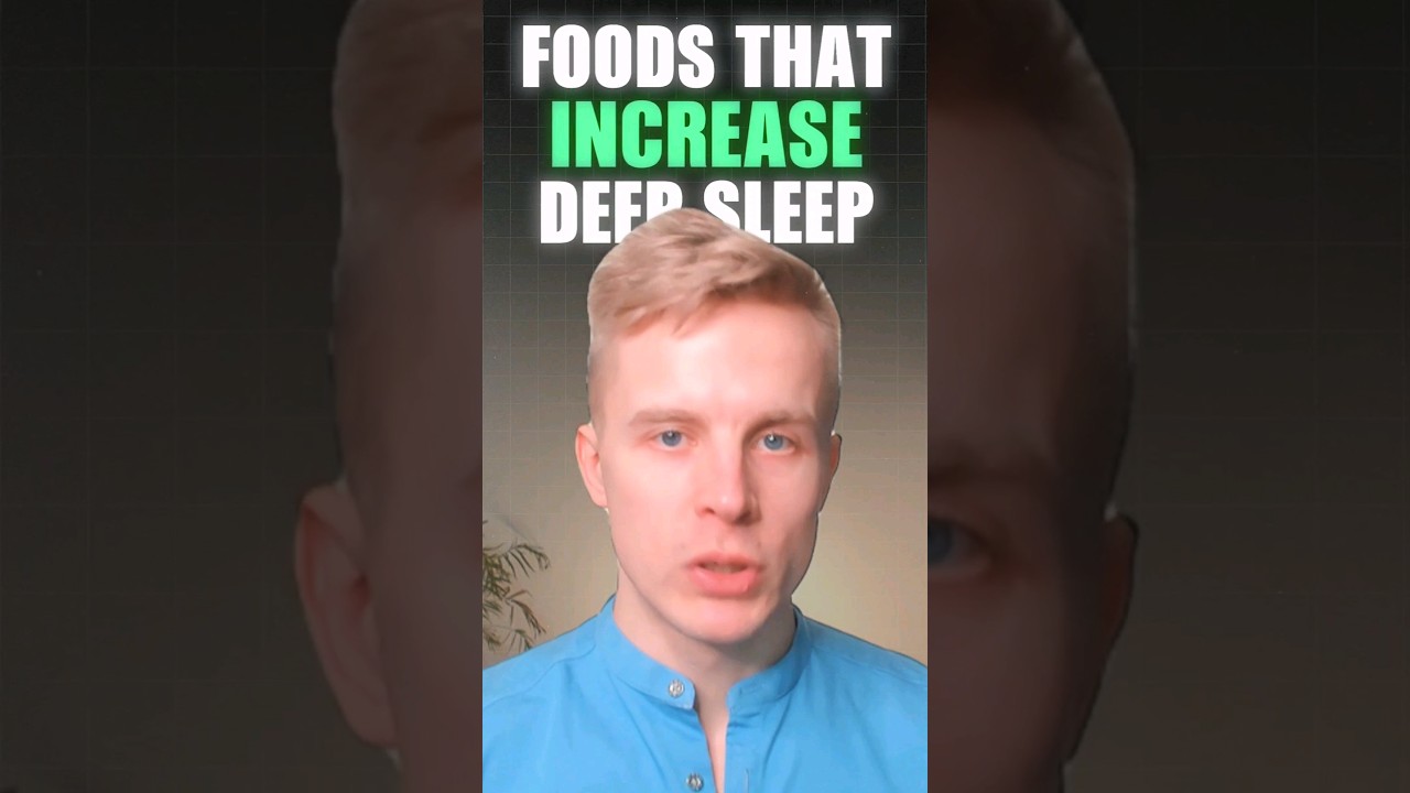 4 Foods That Increase Deep Sleep