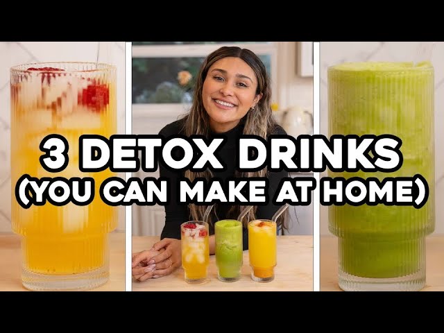 3 Easy DIY Detox Drinks To Boost Your Health, Digestion and Immune System!