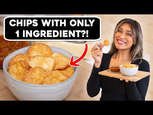 1 Ingredient CHIPS! Keto, Low Carb, Gluten Free and High Protein