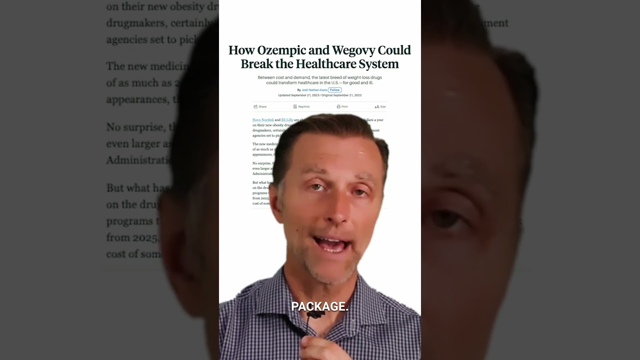 Discover the harsh reality of weight loss drugs and their detrimental effects on your body💊 #DrBerg