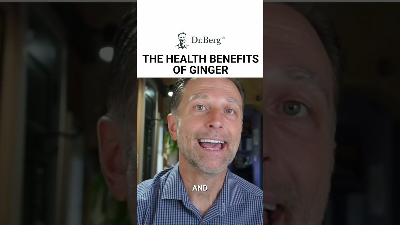 Explore the health advantages provided by ginger in this video! 🌿✨#DrBerg HealthyLifestyle #Ginger