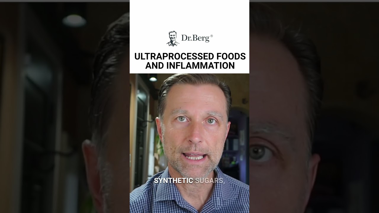 Discover the biggest culprit behind inflammation: ultra-processed foods! #DrBerg #HealthyLifestyle