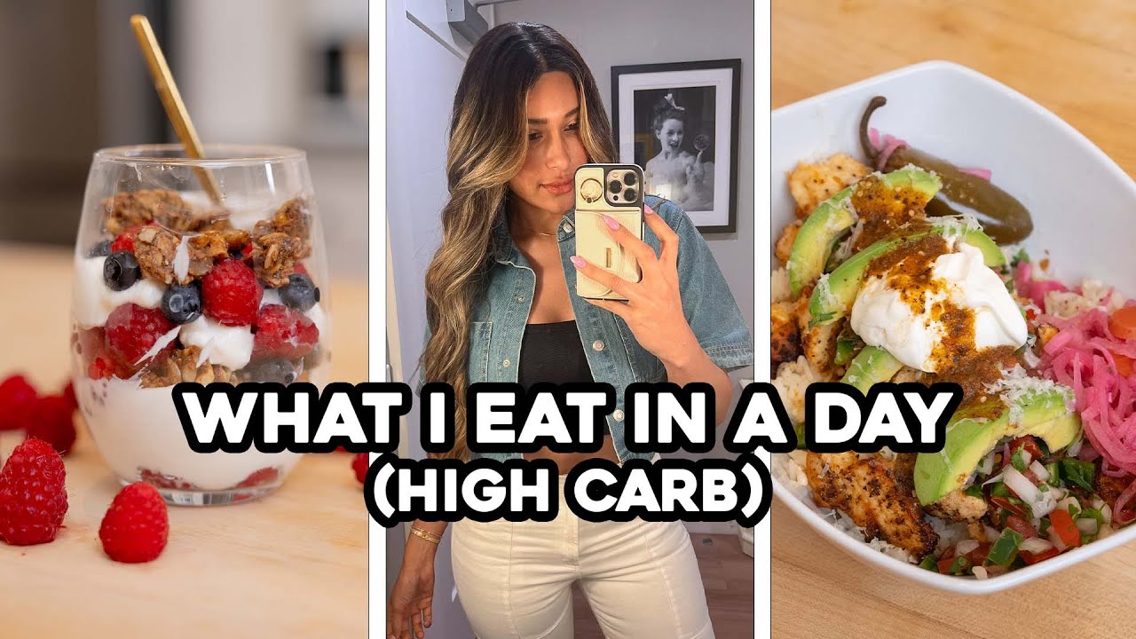 What I Eat in a Day (High Carb!!) I Carb Cycling while on Keto