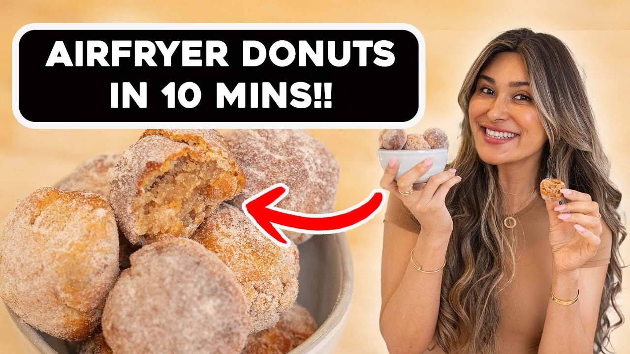How To Make Keto Donuts In Under 10 Minutes With An Airfryer!
