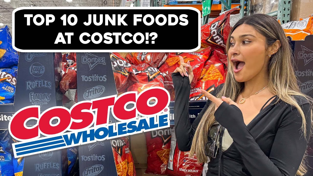 Top 10 Best Healthy Junk Foods at Costco 2024! Weight Loss Friendly Items