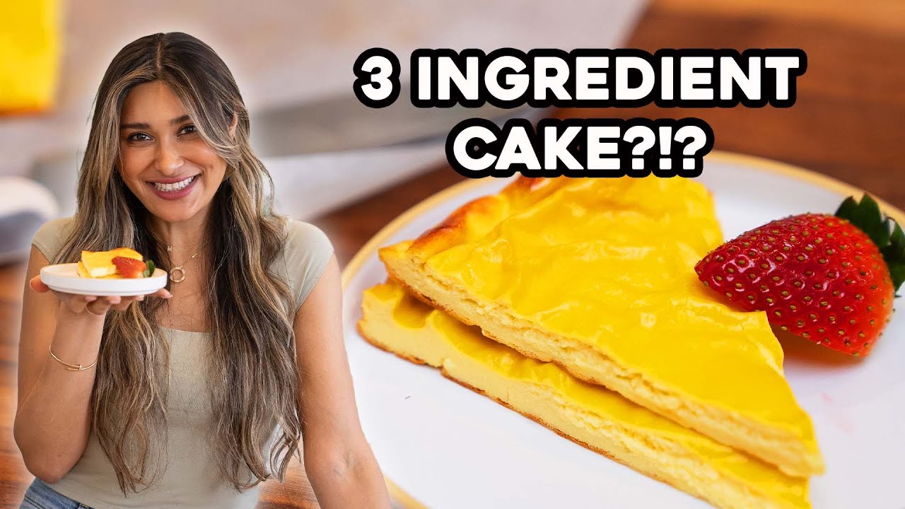 Cake with 3 Ingredients?! Low Carb, Gluten Free and Keto Friendly