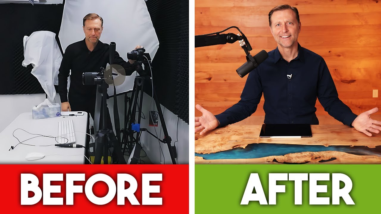 Dr. Berg’s YouTube Studio Makeover (BEHIND THE SCENES)