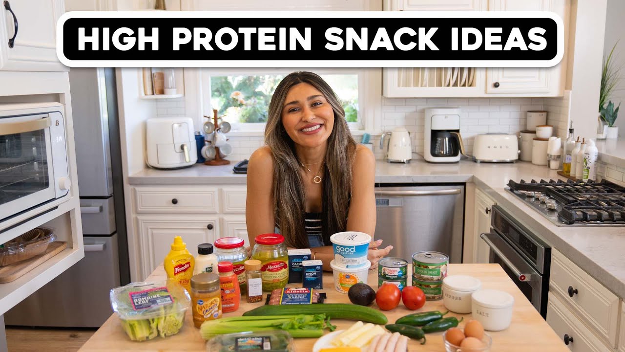 Easy High Protein Snack Ideas I Low Calorie + Low Carb