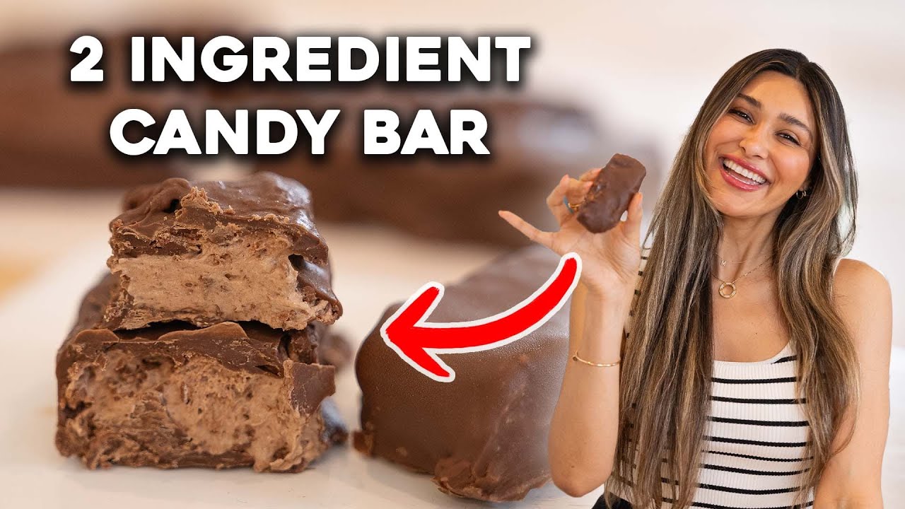 2 Ingredient Candy Bars! Low Carb, Weight Loss Friendly