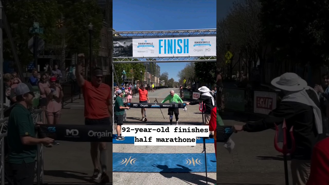 92-Year-Old Finishes Half-Marathon