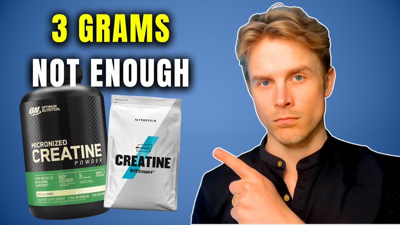 CREATINE Benefits: You Need More Than 3 Grams