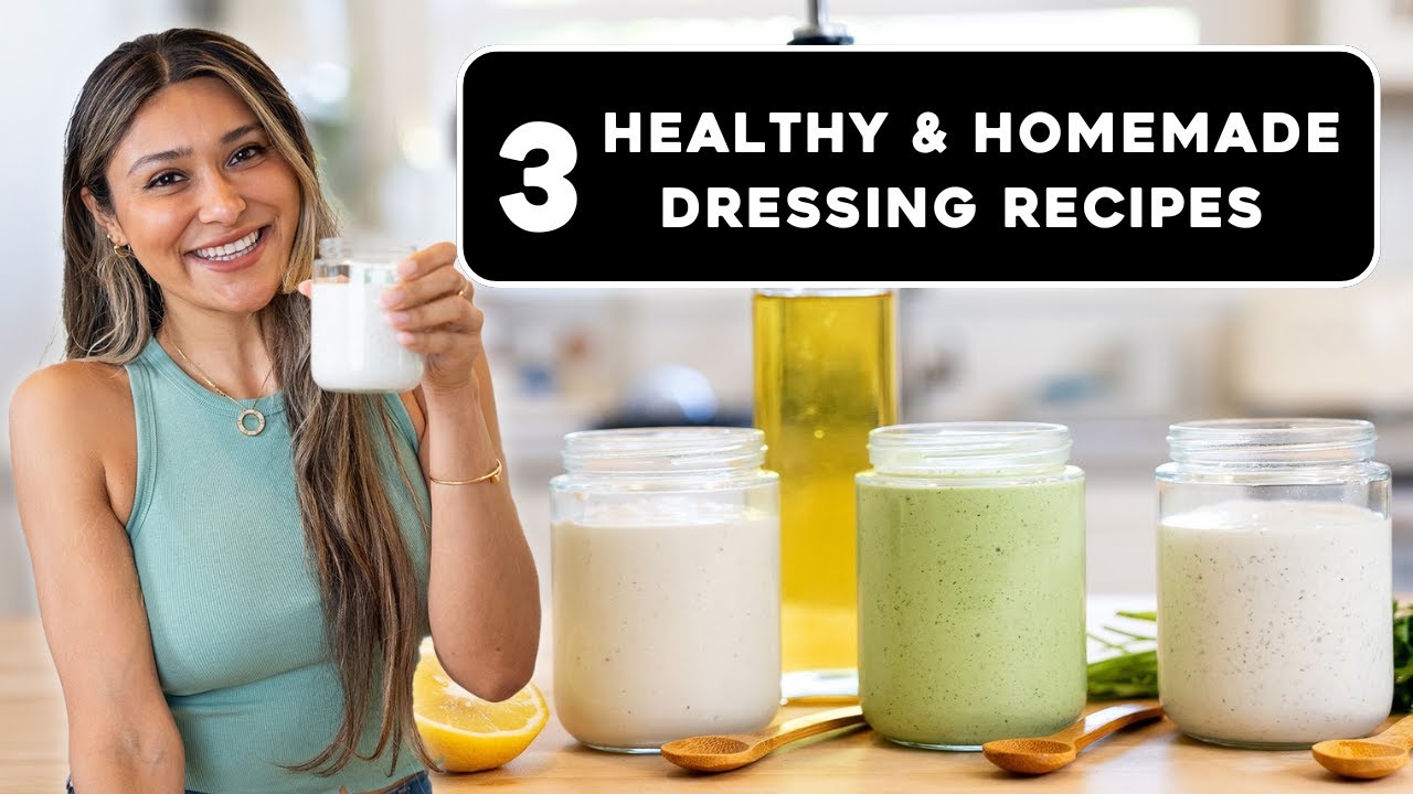 3 Easy High Protein Dressings That You Can Make in 5 Mins or Less! Low Carb, Keto, Low Calorie