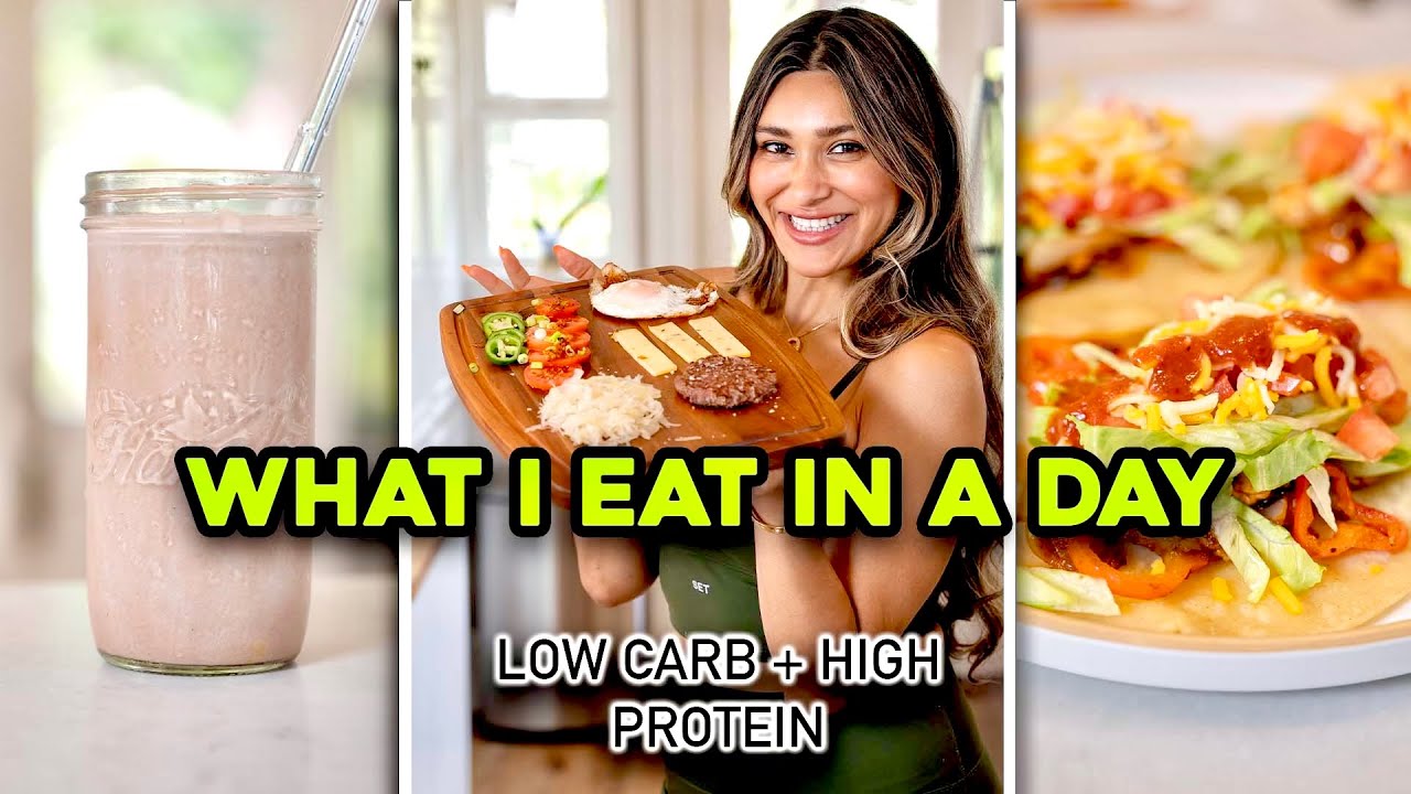 What I Eat To Lose Weight and Fat! Low Carb, High Protein and Healthy Meals