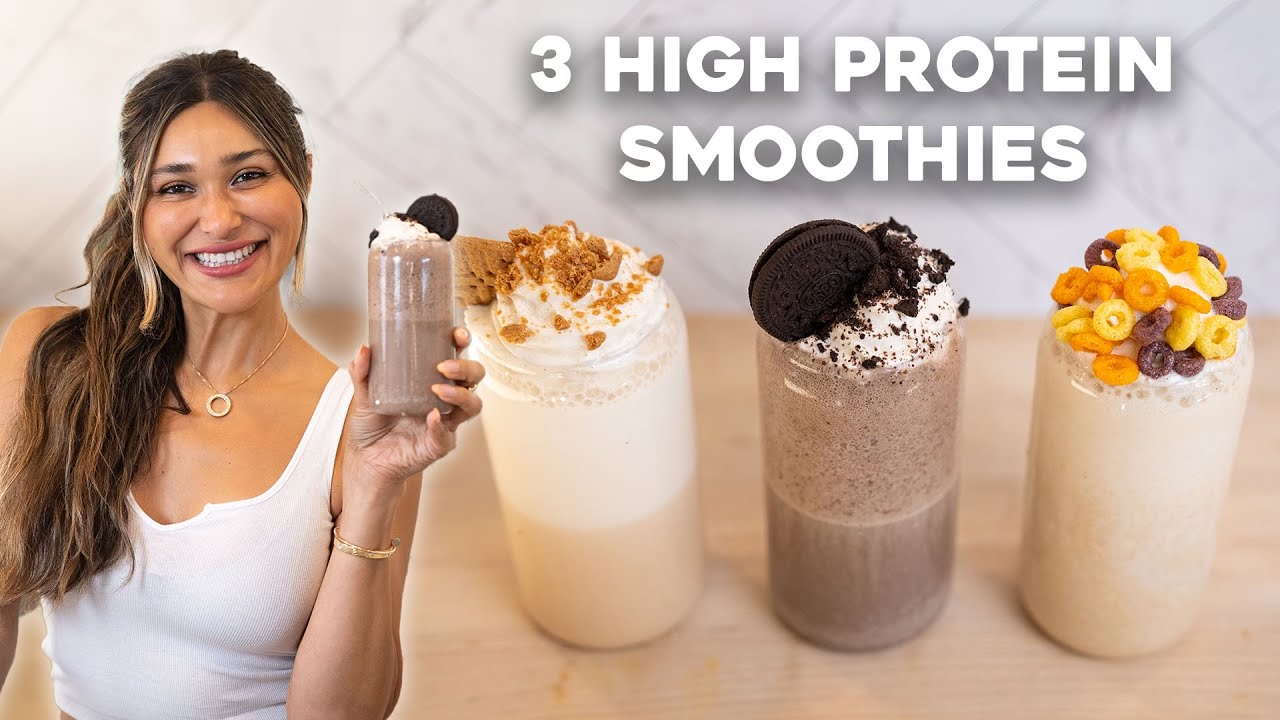 3 Low Carb High Protein Smoothies That Taste Like Milkshakes!