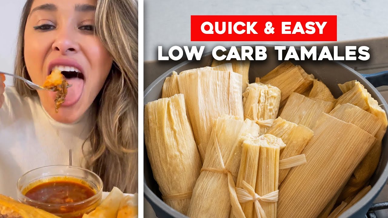 The BEST Low Carb Chicken Tamales!